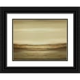 thumbnail image 1 of Hinz 24x19 Black Ornate Wood Framed with Double Matting Museum Art Print Titled - Quietness A, 1 of 4