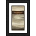 thumbnail image 1 of Hinz 9x14 Black Ornate Wood Framed with Double Matting Museum Art Print Titled - Large Texture Panel, 1 of 4