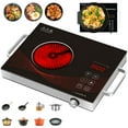 thumbnail image 1 of Hinzonek 3500W Hot Plate Electric Ceramic Stove Infrared Induction Cooker Home Cooktop Cooking Furnace US 110V, 1 of 16