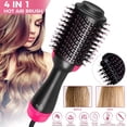 thumbnail image 1 of Hinzonek Hair Dryer Brush, Volumizer Hot Air Brush, Blow Dryer Brush, 4 in 1 One Step Hair Dryer & Styler with Negative Ion for Drying, Hot Air Hair Straightener Brush, 1 of 12