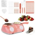 thumbnail image 1 of Hinzonek Electric Chocolate Melting Pot, Melting Pot Chocolate Fondue Melting Machine With Double Pot Kitchen，Candy Melts Candy And Chocolate Melting Pot, 1 of 8