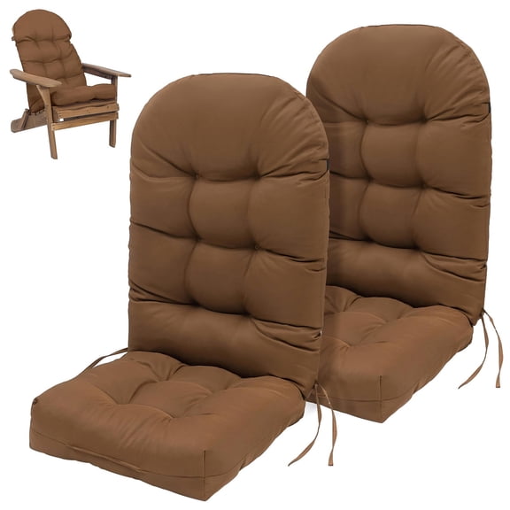 HioHa Adirondack Chair Cushion Set of 2, 49x20 Inch Waterproof UV-Protected Outdoor Patio Cushion