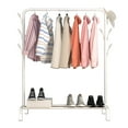 thumbnail image 1 of HioHa Garment Rack with Storage Shelf | Standing Clothes Hanging Rack for Bedroom, Closet & Laundry Room | Space-Saving Wardrobe Organizer with Bottom Shelf, 1 of 8