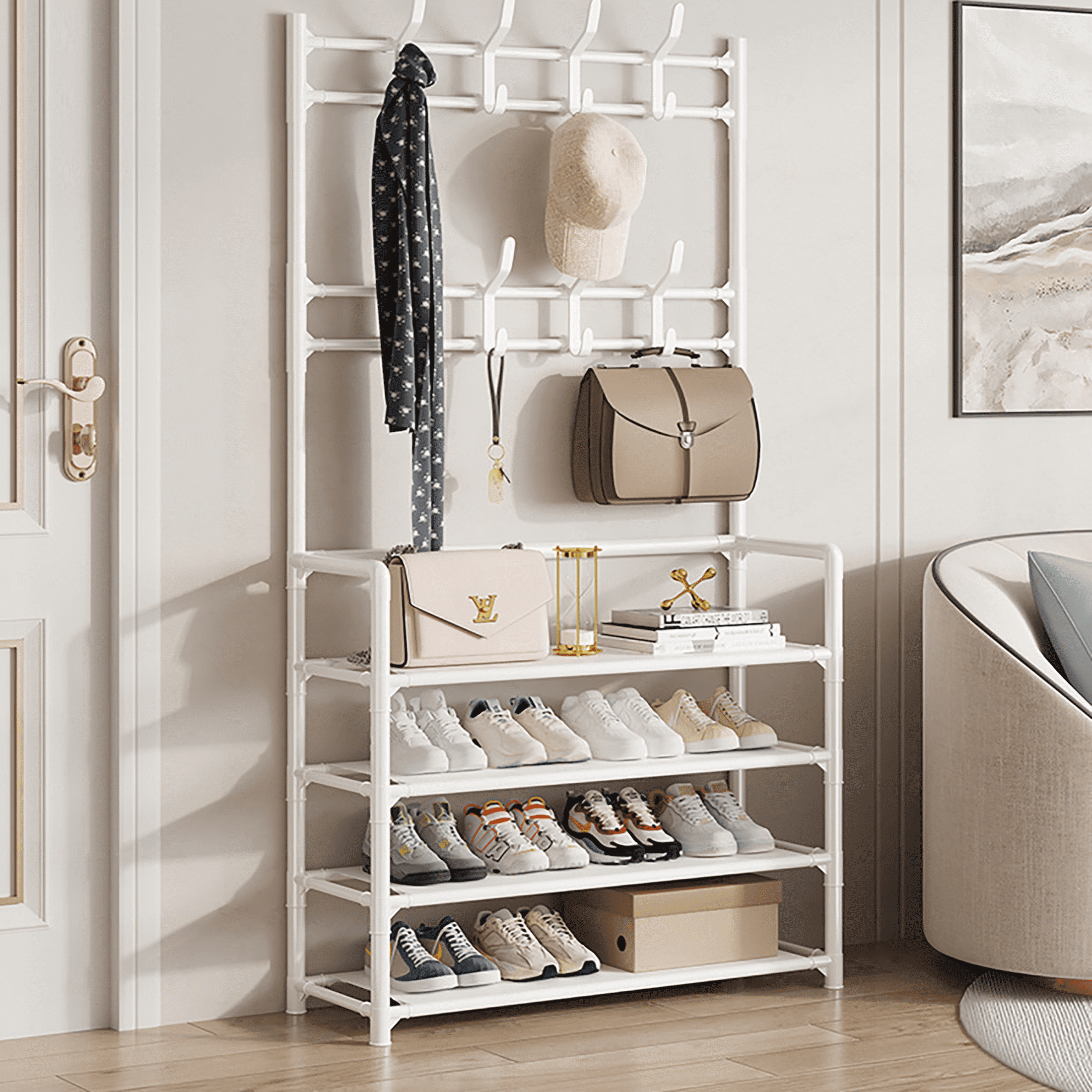 Coat Rack Shoe Rack 60cm Wide Ikea Coat Hooks Ikea Shelves With