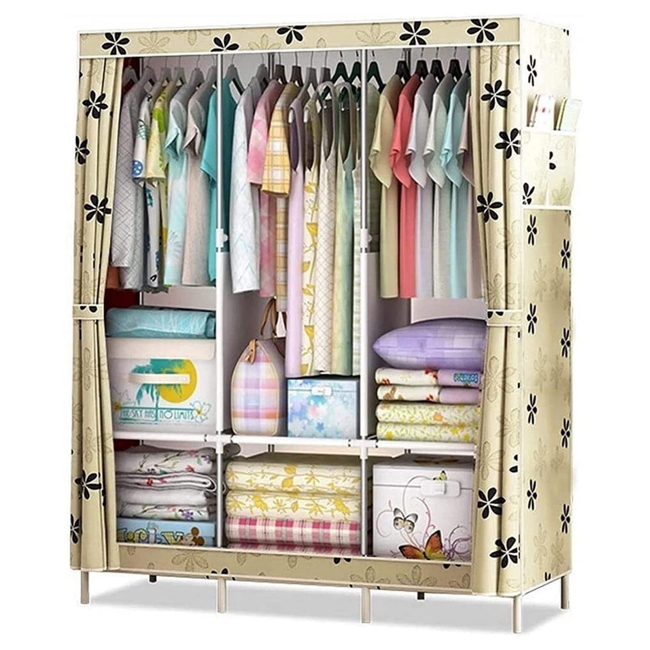 1pc Portable Closet Organizer, ultipurpose Cube Bookshelf Storage, 31.5 X 15.7
