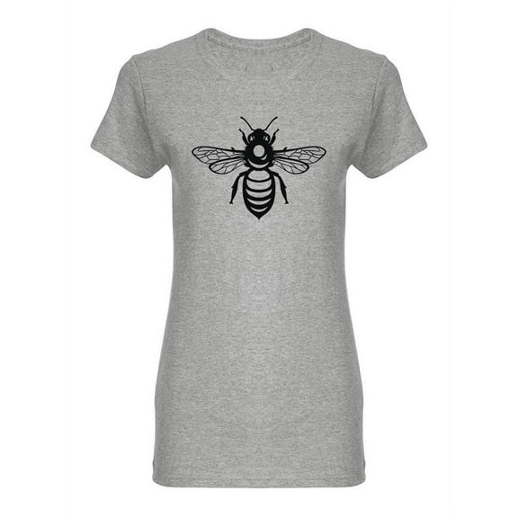 Hioney Bee Sketch Style T-Shirt Women -Image by Shutterstock, Female XX-Large