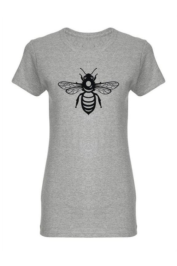Hioney Bee Sketch Style T-Shirt Women -Image by Shutterstock, Female XX-Large
