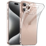 Hionly Clear Case for iPhone 16 Pro Max Case, [Ultra-Thin] [Anti-Yellowing] [Drop Protective] Shockproof, Scratch-Resistant Slim Soft Silicone TPU Cover for iPhone 16 Pro Max Phone Case - Clear