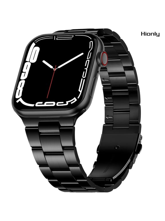 Stainless Steel Band Metal Compatible with Apple Watch Bands and Case 41mm 40mm 38mm 45mm 44mm 42mm Women Men, Adjustable Link Metal Wristbands Replacement iWatch Series 9 8 7 SE 6 5 4 3 2 1