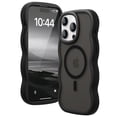 thumbnail image 1 of HionlyPro Compatible with iPhone 13 Pro Max Magnetic Case, Compatible with Magsafe Wavy Frame Cute Translucent Matte Hard Back Silicone Bumper Shockproof Phone Case Women Girls, 1 of 6