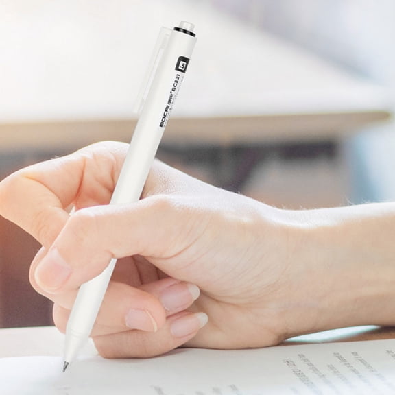 Hioyaky Ballpoint Pen,Ballpoint Pen Point 0.5Mm Ballpoint Pen Smooth Writing For Note,1.2Ml Capacity, Retractable Journaling Pen Office School Supplies
