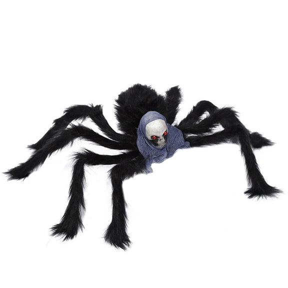 Hioyaky Halloween Simulation Spider Decorative Props Halloween Prank Props Funny Halloween Decorations For Indoor Rooms, Dining Tables, Outdoor Patios, Lawns And Garden Parties