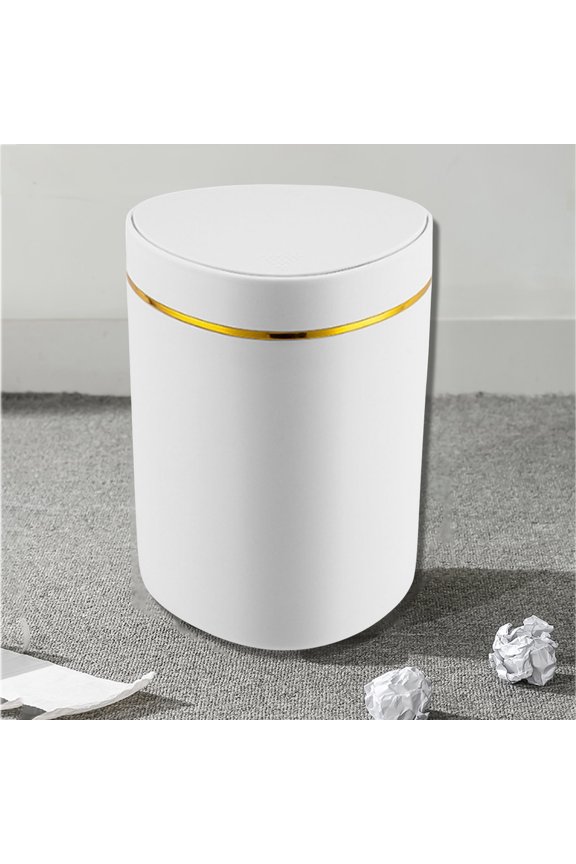 Mini Desk Trash Can With Lid With Trash Bags Press Tiny Countertop Waste Basket Small Table Top Plastic Covered Garbage Bin For Desk Top