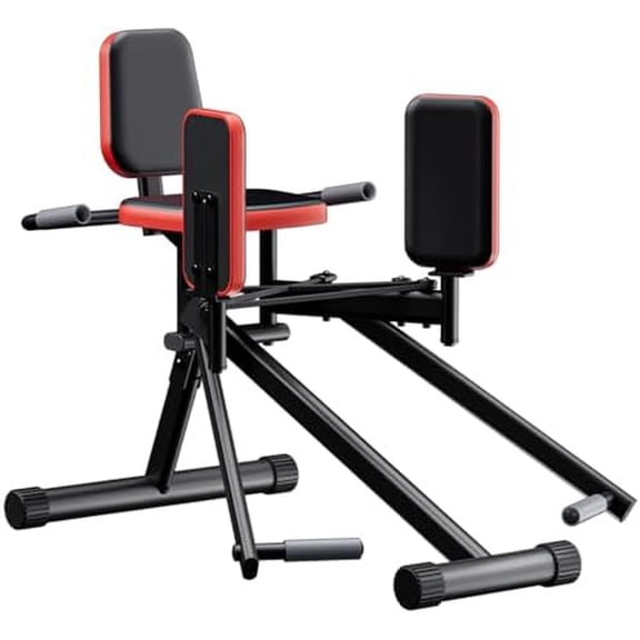 Hip Abduction & Glute Exercise Machine Home Gym Thigh and Booty Workout Equipment for Women & Men Compact Abductor Trainer with Adjustable Resistance & 35 lb Resistance Band