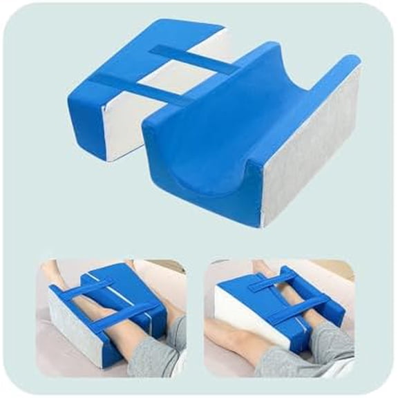 Hip Abduction Pillow, 2-in-1 Hip Replacement Pillows After Hips Surgery, Abductor Wedge Pillows for Legs Separator, Knee Surgery Replacement Recovery Aids, Abduction Foam Wedge with Straps$$Bedding