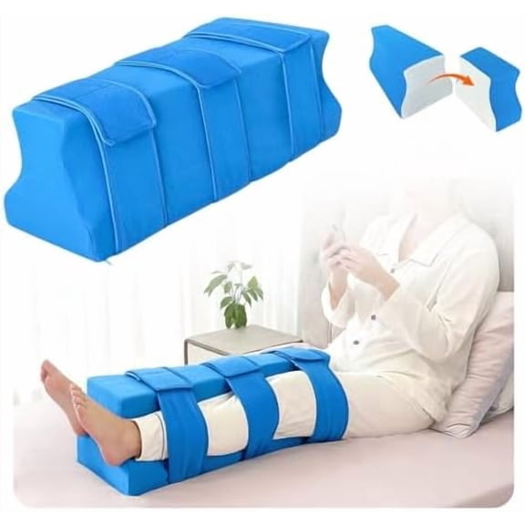 Hip Abduction Pillow - Hip Replacement Kit After Surgery Recovery | 2 in 1 HIPS Abductor Pillow | Adjustable Leg Separator & Knee Wedge Cushion for HIPS Bursitis Pain Relief and Sleeping Support