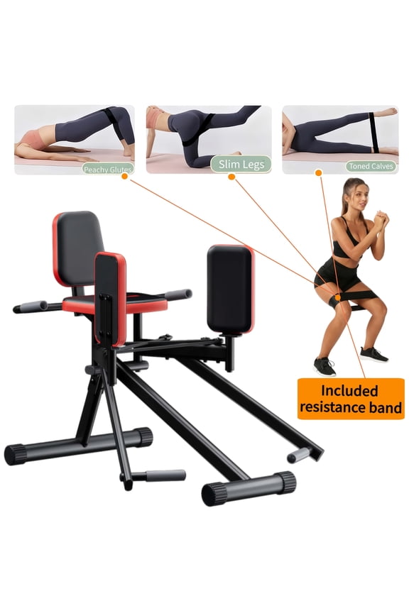 Hip Abduction Trainer for Home Gym, Glute & Thigh Toner, Inner Outer Thigh Shaper, Women's Leg Workout Equipment for Hip Lift & Glute Shaping
