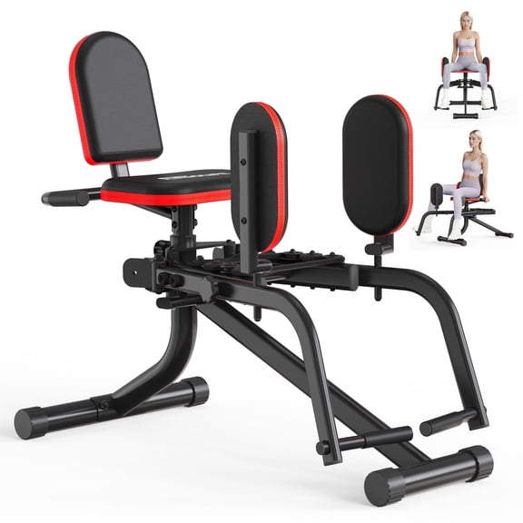 HXD-ERGO Hip Abductor Adductor Machine, 6-Level Adjustable, Plush Padding, Compact, for Home Gym, Women and Men