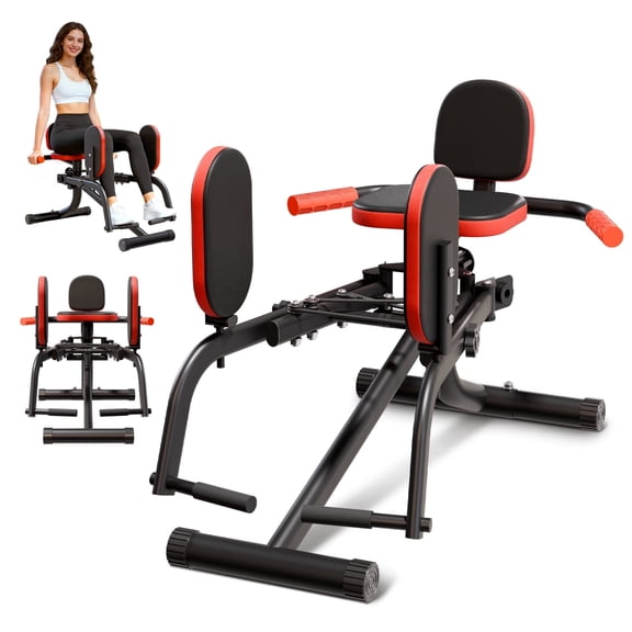 Hip Abductor Machine, Incline Hip Abduction Machine with Hip Thrust Function for Man & Women, Leg Abductor Machine, Booty Builder for Butt Workout