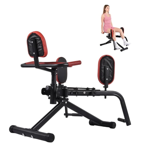 Hip Abductor Machine for Women/Men, Glute Training Equipment with Adjustable Tension and Plush Padding for Inner Thigh Exercise