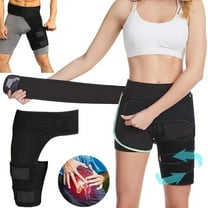 Hip Brace,Adjustable Thigh Compression Sleeve,Hip Pain Groin Support Wrap Belt for Men Women Sciatica Pain Relief,Pulled Muscles Support