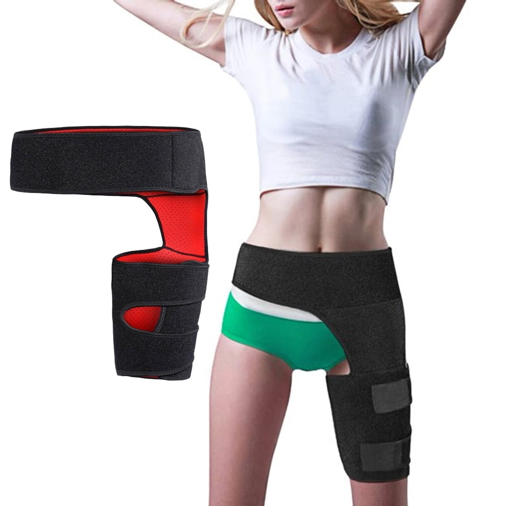 Hip Brace Thigh Hip Support Brace Groin Compression Wrap for Pulled
