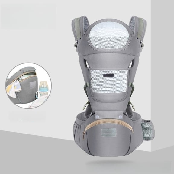 LALACE Ergonomic Hip Seat Baby Carrier for Infant, Gray