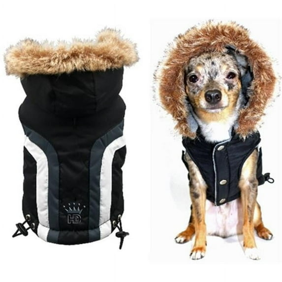 Hip Doggie HD-5SABK-BDS Big Dog Small Swiss Alpine Ski Vest - Black