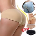 thumbnail image 1 of Hip Enhancer Butt Lifted Underwear Seamless Fake Padded Briefs Shapewear Pantie Body Shorts for Women Ladies, 1 of 7