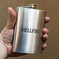 thumbnail image 1 of Hip Flask Plus 8oz Hellfire Flask - Leak-Proof & Fiery, 1 of 3
