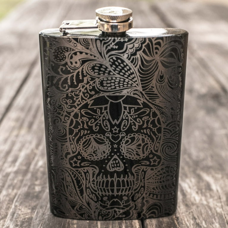 8oz BLACK World's Okayest Grandpa Flask 8oz BLACK World's Okayest Grandpa Flask