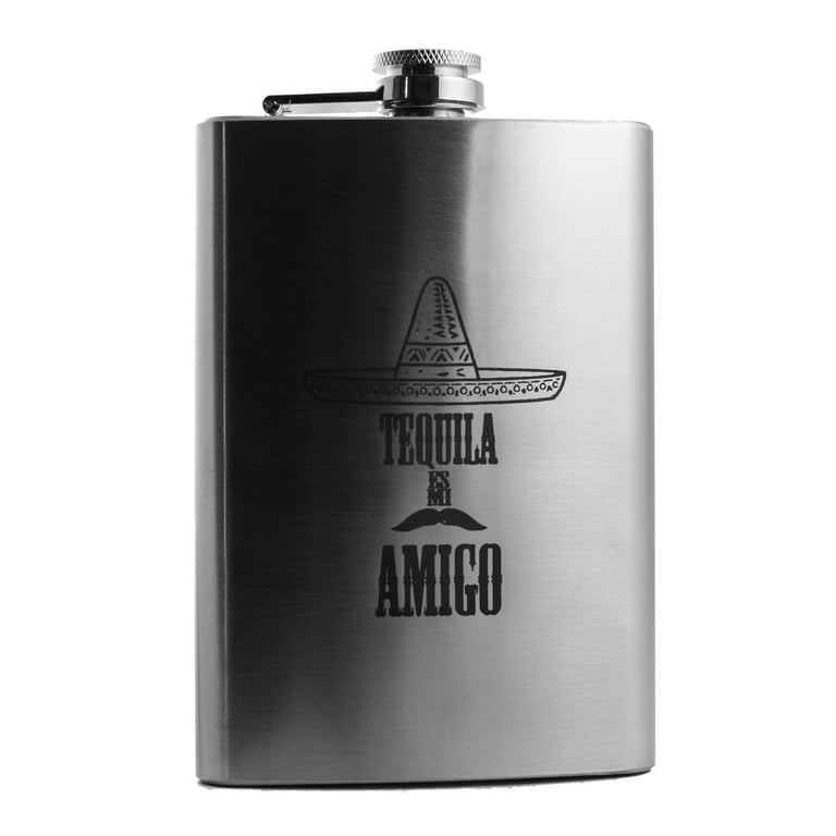 8oz Parabellum Stainless Steel Flask 8oz Parabellum Stainless Steel Flask