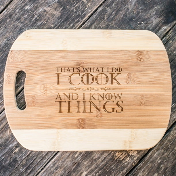 That's What I Do Cutting Board 14''x9.5''x.5'' Bamboo That's What I Do Cutting Board 14''x9.5''x.5'' Bamboo
