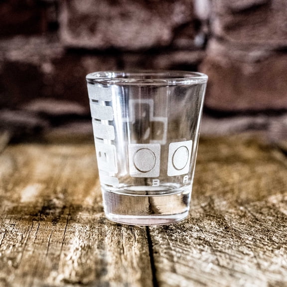 Hip Flask Plus Classic Controller Shot Glass