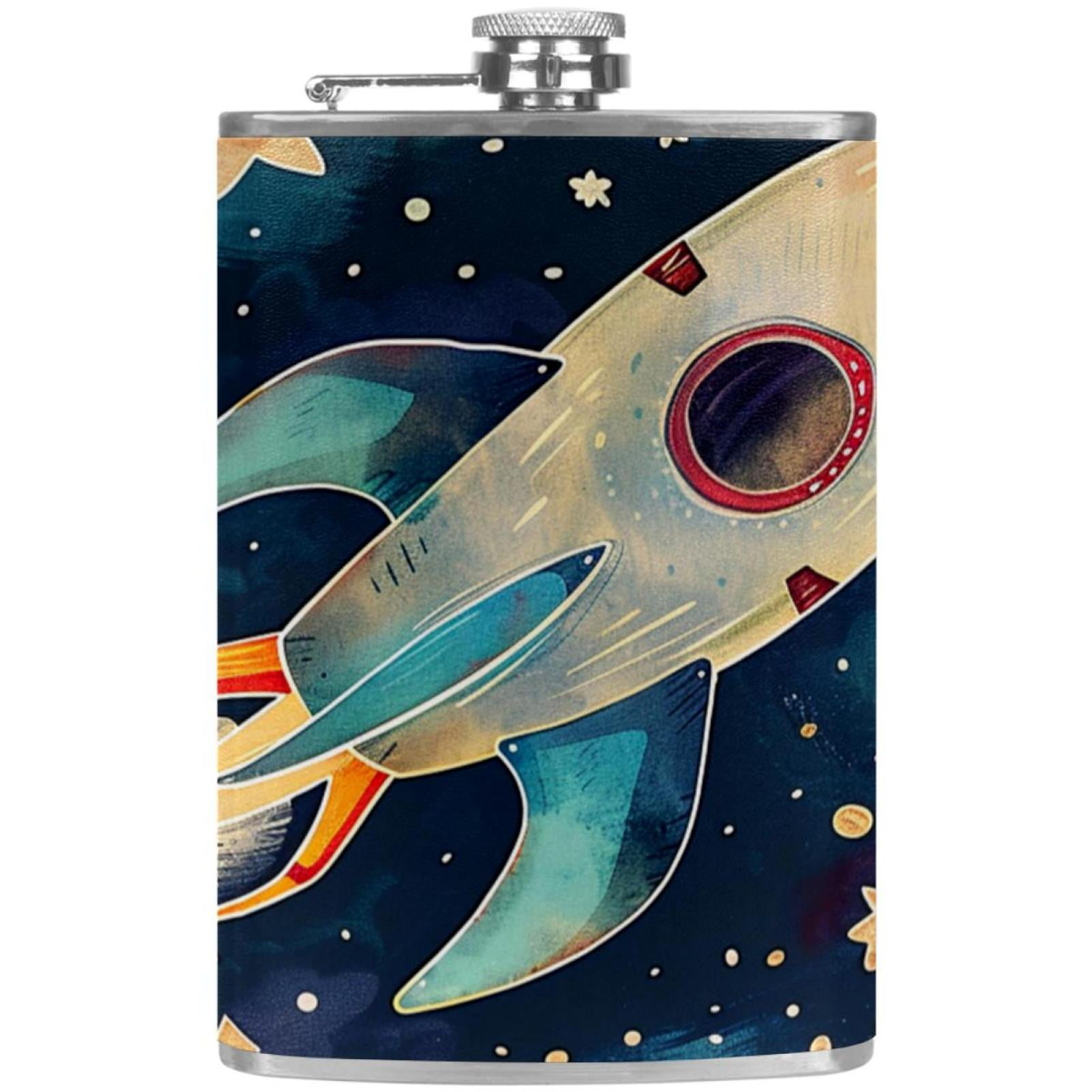 Hip Flask for Liquor 8Oz,Stainless Steel Leakproof Classic Drinking