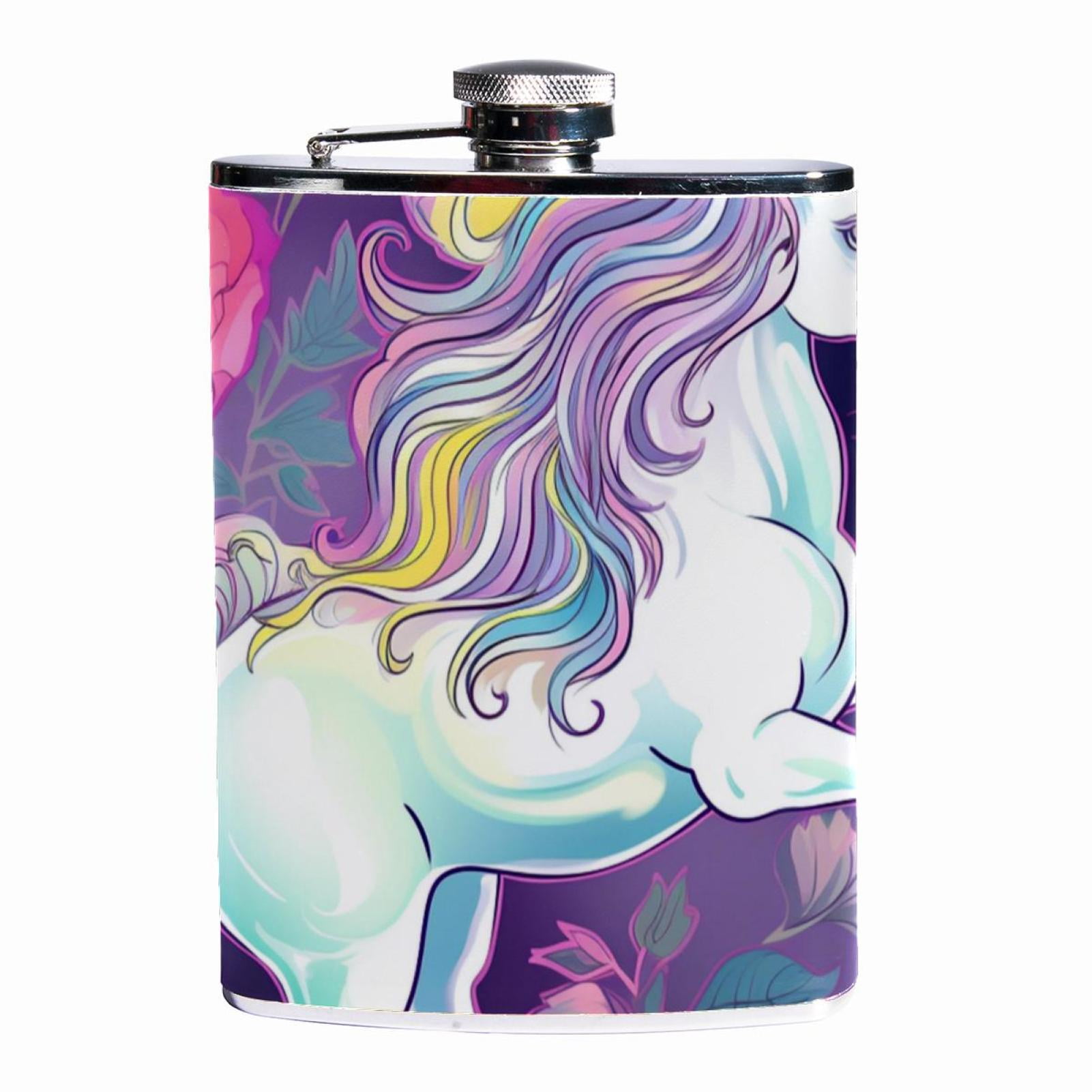 Hip Flask for Liquor 8Oz,Stainless Steel Leakproof Classic Drinking