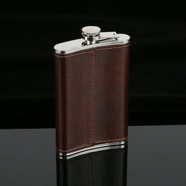 Hip Flasks for Liquor, 5/6/7/8/9/10 Oz Stainless Steel Leakproof Thin Flasks With Funnel for Men Women Mini Flask Small Flask Drinking Flasks Whiskey Flask Travel Flask