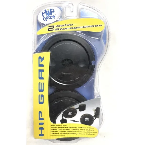 Hip Gear 2 Cable Storage Cases New Sealed Up To To 10 Feet Of Cables Cords Wire