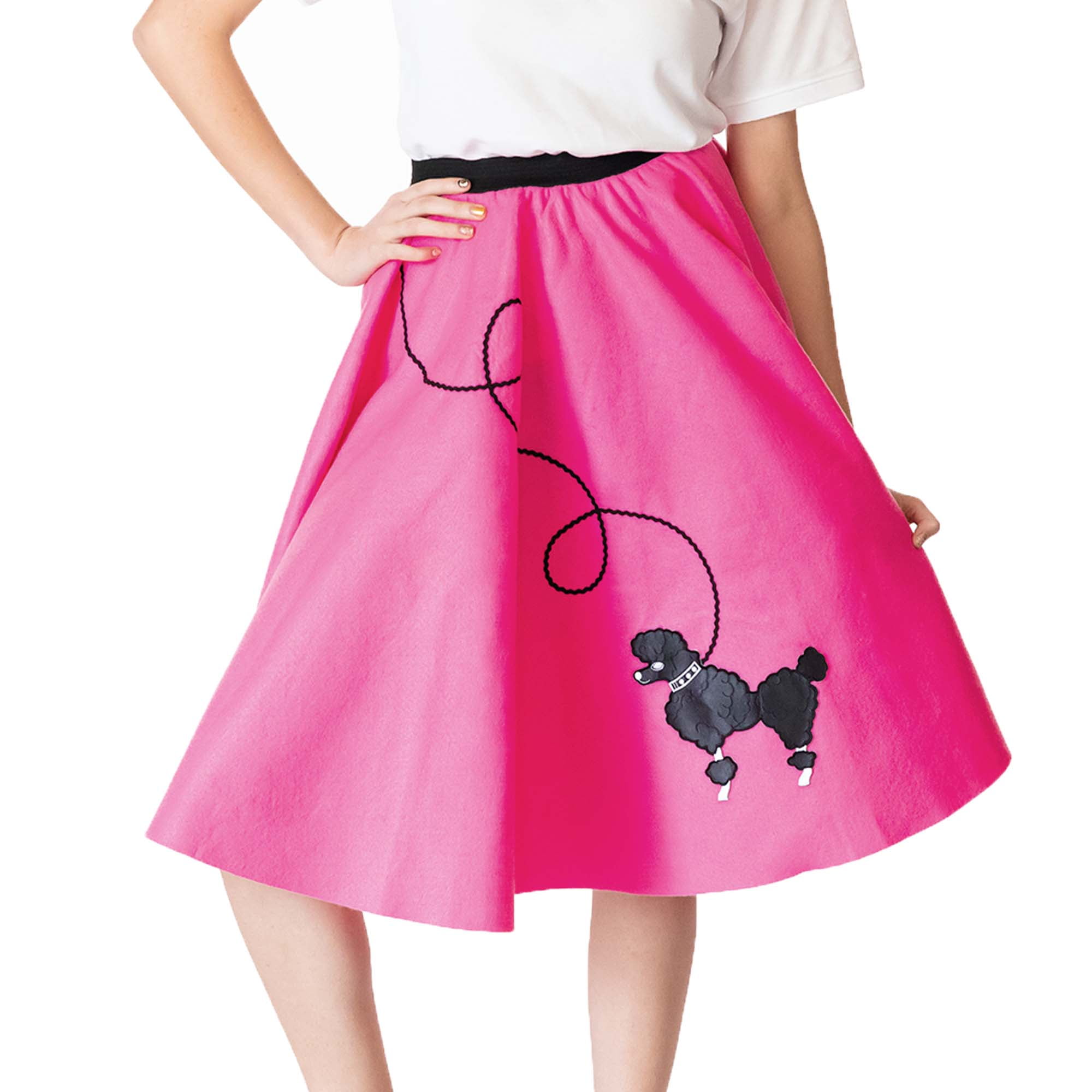 Hip Hop 50's Shop Plus Size 1950s Poodle Skirt Costume for
