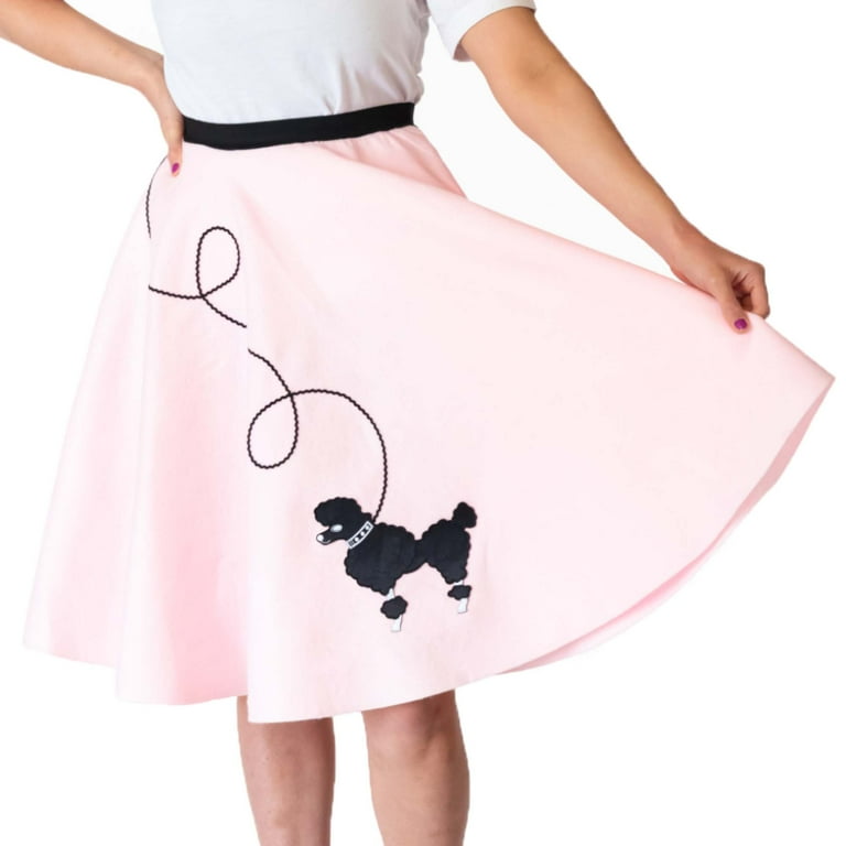 Hip Hop 50's Shop Handmade Poodle Skirt Costume for Women