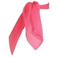 thumbnail image 1 of Hip Hop 50's Shop 1950s Chiffon Scarf Square Vintage Retro Sheer Neck Hair Tie Women Girls (23" Hot Pink), 1 of 5