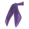thumbnail image 1 of Hip Hop 50's Shop 1950s Chiffon Scarf Square Vintage Retro Sheer Neck Hair Tie Women Girls (23" Purple), 1 of 5