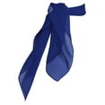 thumbnail image 1 of Hip Hop 50's Shop 1950s Chiffon Scarf Square Vintage Retro Sheer Neck Hair Tie Women Girls (23" Royal Blue), 1 of 5