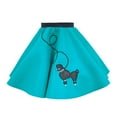 thumbnail image 1 of Hip Hop 50's Shop 1950s Girls Poodle Skirt Costume for Kids (Child Small Teal), 1 of 6