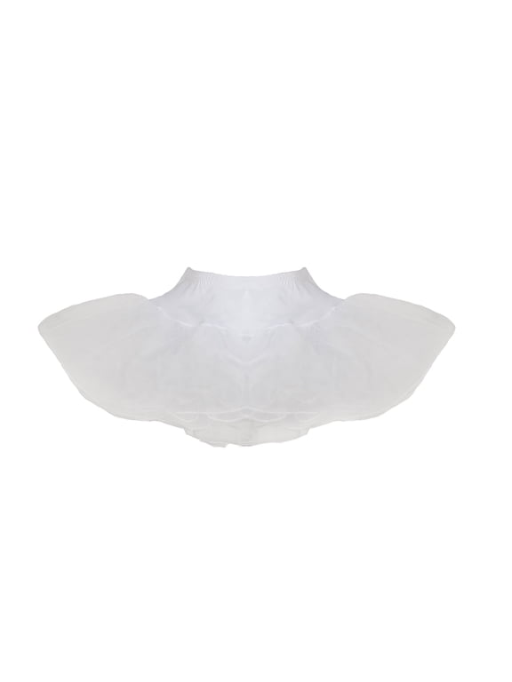Girls Crinoline Petticoat Slip (Baby/Infant White)