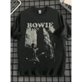 thumbnail image 1 of Hip-Hop, BOWIE Pattern, Men's T-Shirt, Rock Style, T-Shirt, 1 of 5