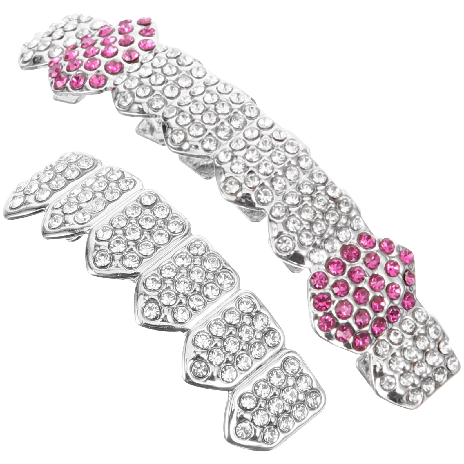 Hip Hop Braces Grill Diamond Decor Grills for Your Teeth Decorate Halloween Costum Costume