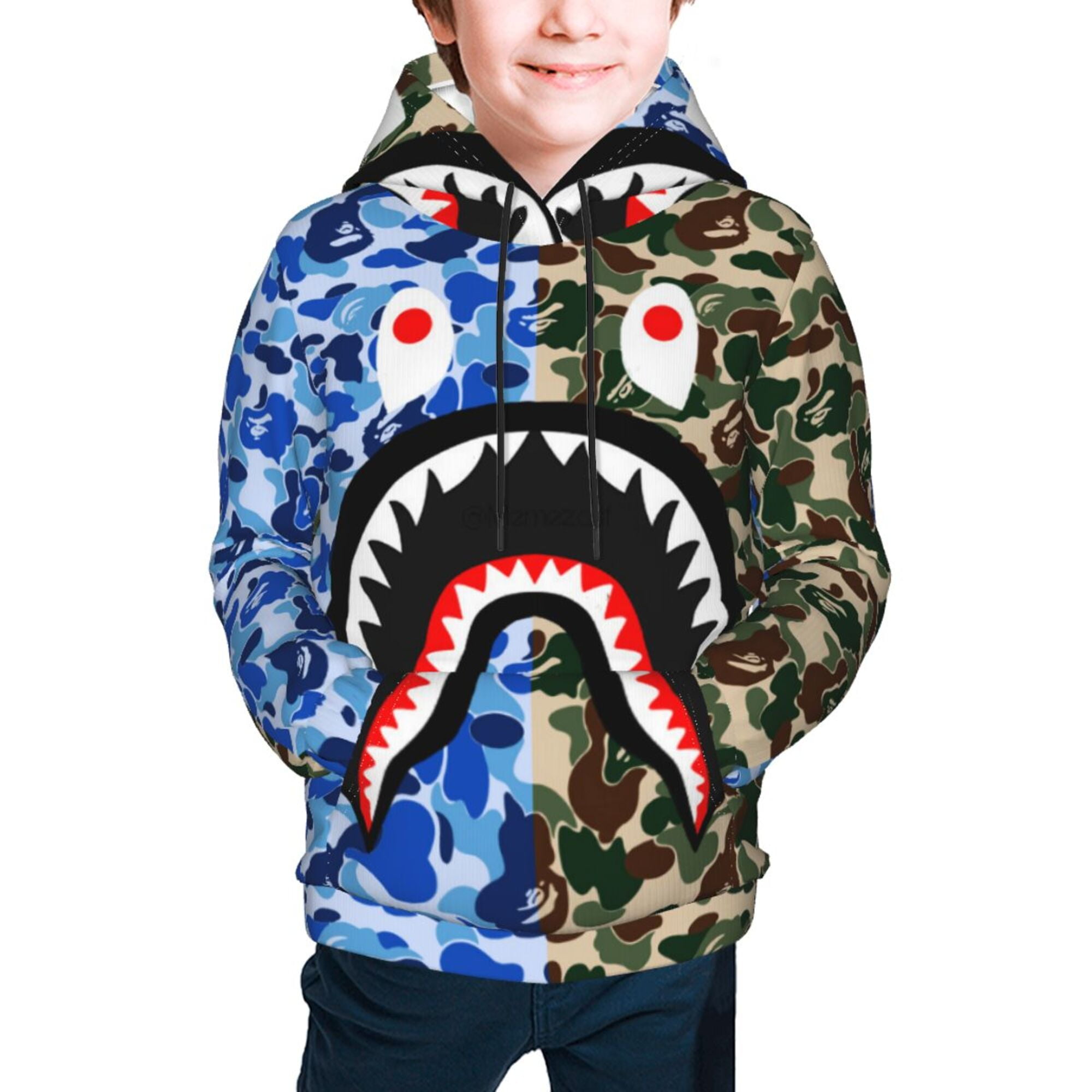 Bape hoodie large online