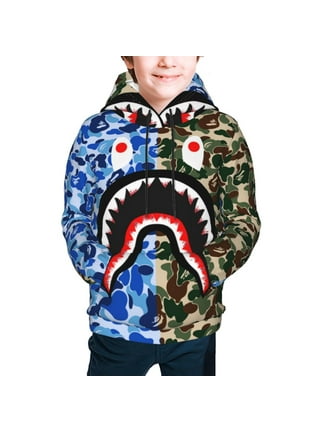 Cheapest bape hot sale shark hoodie