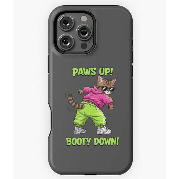 Hip Hop Cat Funny Dancing Retro N4611 Phone Case for iPhone 17 16 15 14 13 12 11 Pro Max